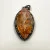 Sterling Silver Glass and Marcasite Stones Pendant