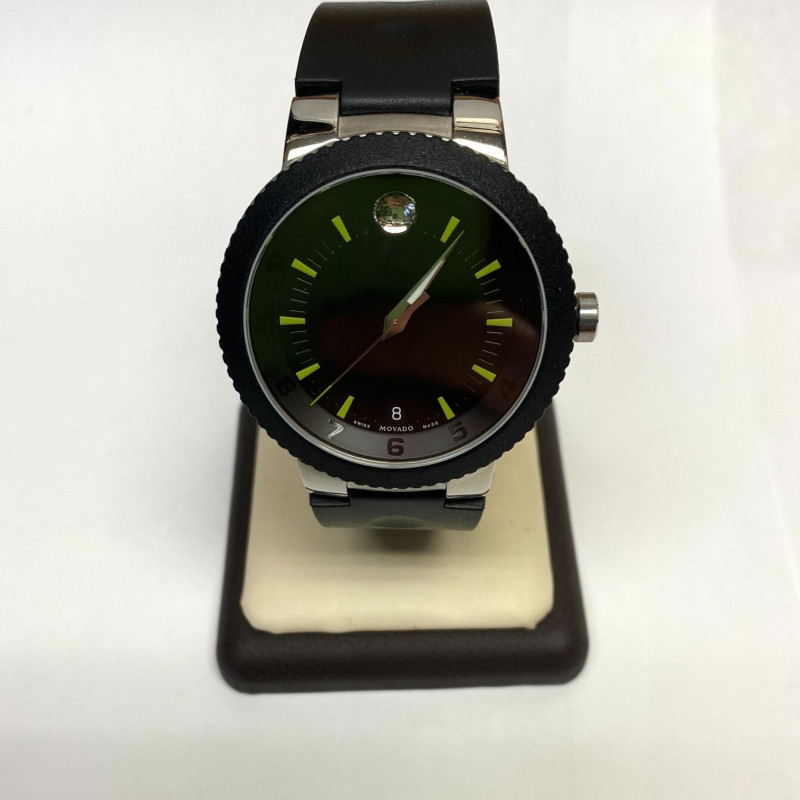 MOVADO Sport Edge Men's Stainless Steel Sapphire Crystal luminescent hands Watc