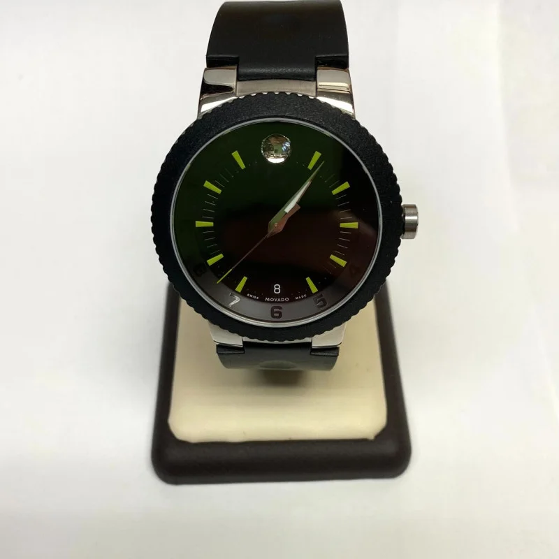 MOVADO Sport Edge Men's Stainless Steel Sapphire Crystal luminescent hands Watch