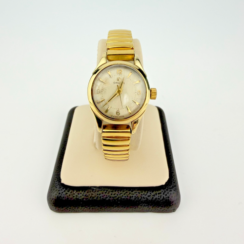 Vintage Omega De Ville Genève Ladies Gold -Tone Stainless Steel Bracelet Watch Vintage Omega De Ville Genève Ladies Gold -Tone Stainless Steel Bracelet Watch