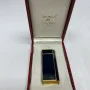 Vintage Cartier lighter Silver Lacquer Gold Plated 1970s