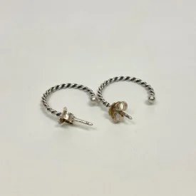 Pandora Compose Earring Collection Small Hoops Sterling Silver