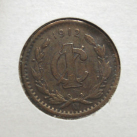 1912 Mexico ESTADOS UNIDOS MEXICANOS Centavo KM# 415 .   # 32