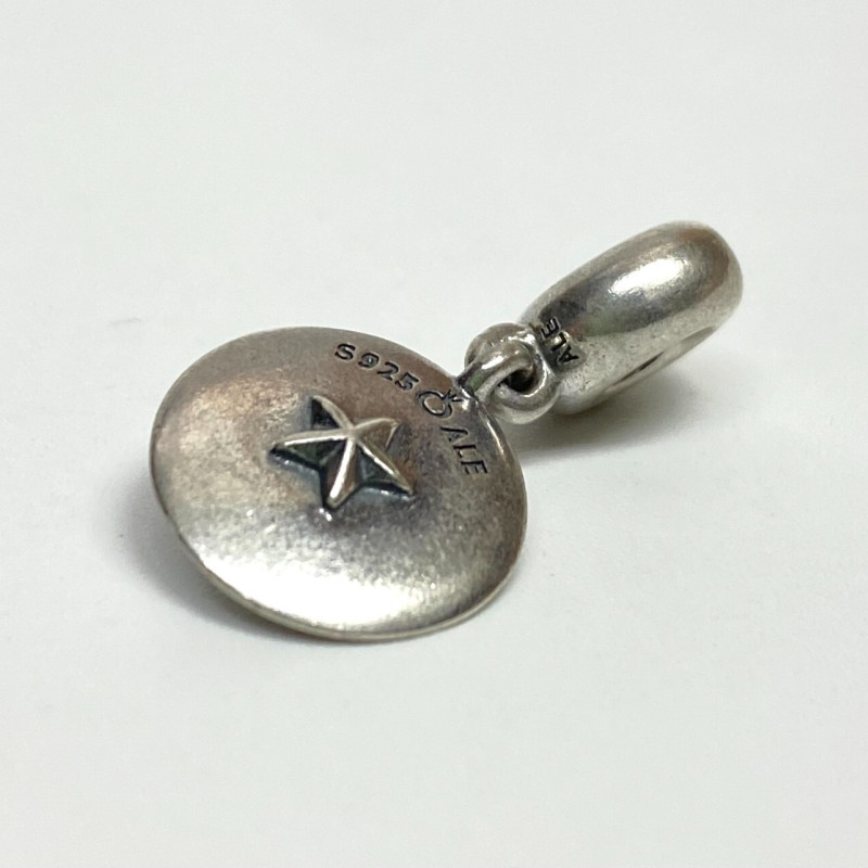 Pre-owned Pandora 925 Chinese Zodiac Rabbit Dangle Charm #790882