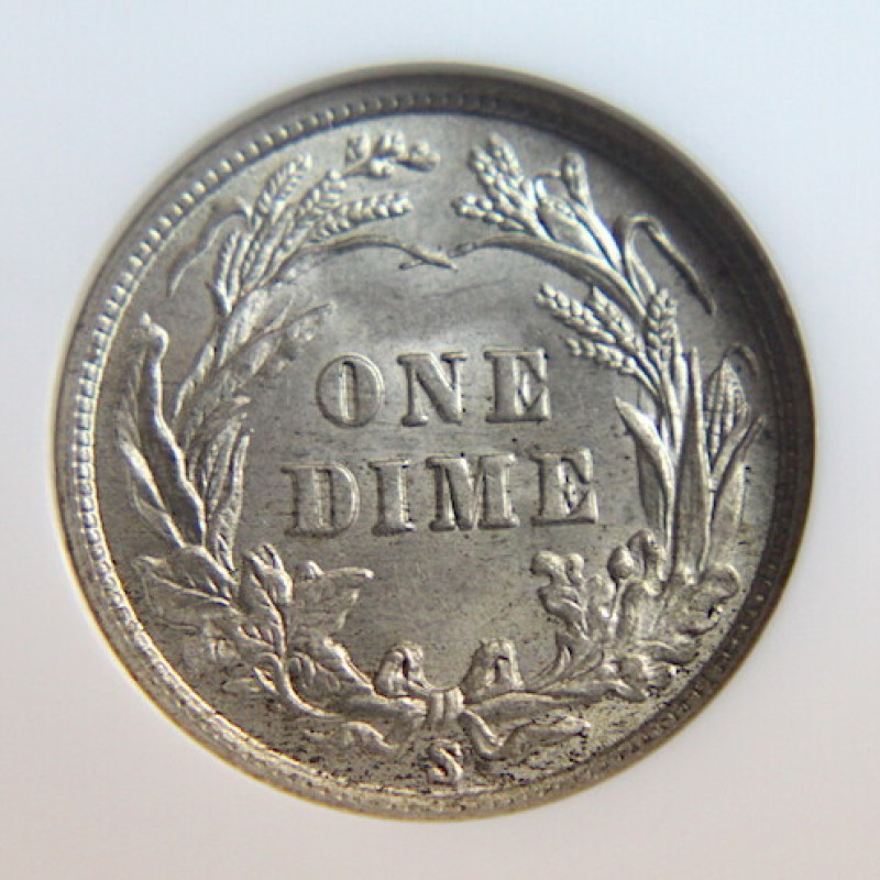 1916 S BARBER NGC MS 63 10 Cent 1916 S BARBER NGC MS 63 10 Cent