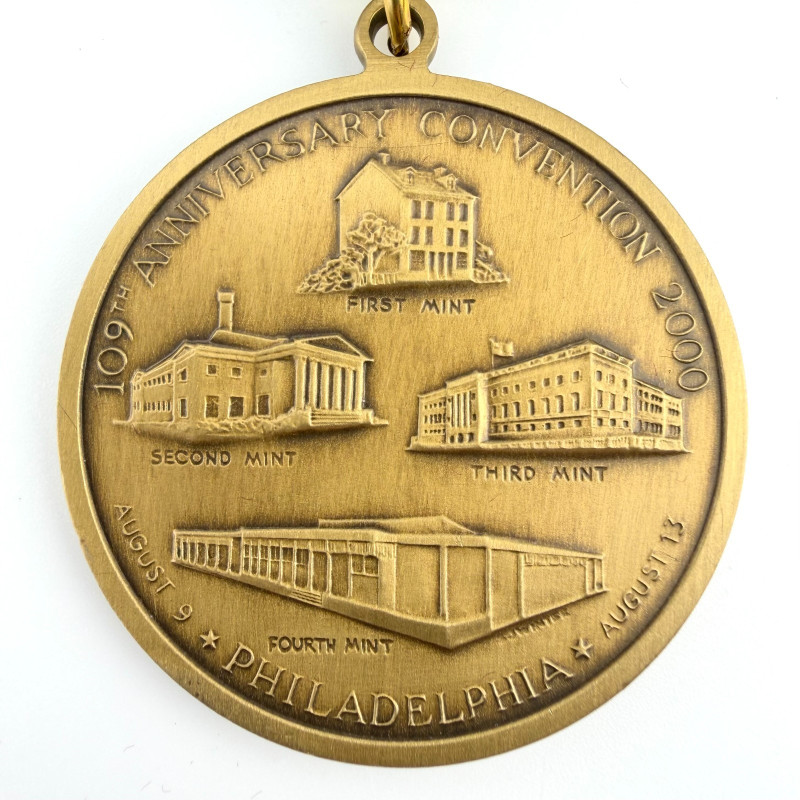 2000 ANA 109th Anniversary Convention Medal Philadelphia In Box