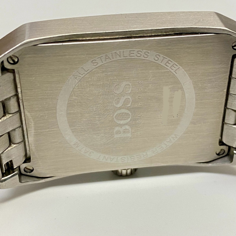 Vintage Hugo Boss Rectangular Silver Dial Quartz