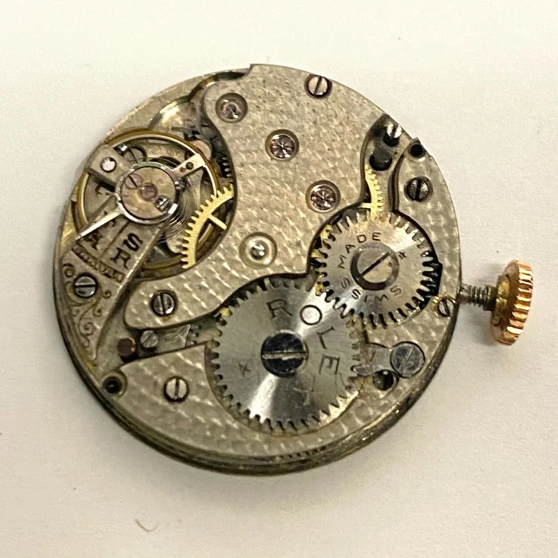 Rolex World's Records Geneve Suisse Gold Medal 9k Square Watch, 1920s