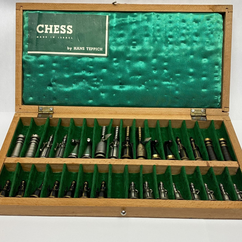 Collection of 31 Vintage Israel by Hans Teppich Artist Judaica Bronze Figurines