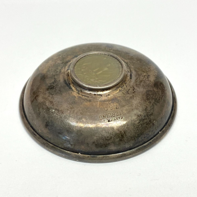Vintage 760 Sterling Silver 1967 Washington Quarter Coin Bowl Dish Vintage 760 Sterling Silver 1967 Washington Quarter Coin Bowl Dish