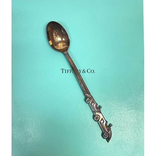 Tiffany & Co Sterling Silver Racing Cars Baby Spoon Tiffany & Co Sterling Silver Racing Cars Baby Spoon