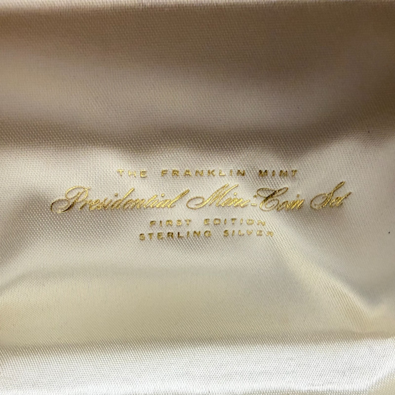Franklin Mint Presidential Mini-Coin Set First Edition Sterling Silver 36 Coins