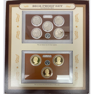 2016 Proof Set San Francisco Limited Edition 8pc