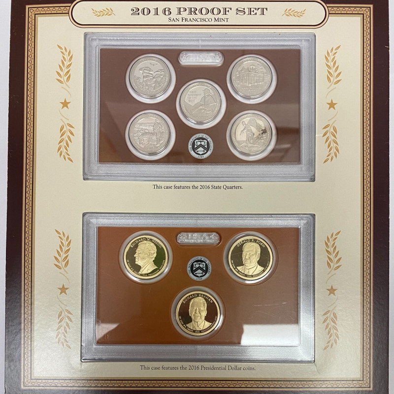 2016 Proof Set San Francisco Limited Edition 8pc