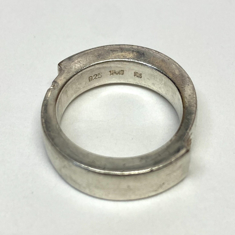 Ring JOOP Plain 925 Sterling Silver Ring PvS 55, Size 7