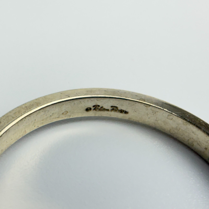 Tiffany & Co. Sterling Silver Paloma Picasso Modern Heart Ring Size 14.25