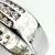 YGI Square Cubic Zirconia Engagement Ring Silver Plated Size 7
