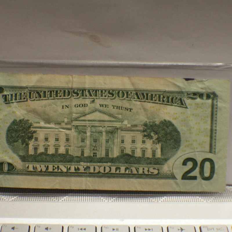 $20 2009 United States Of America  Fancy Serial JG 67000667D