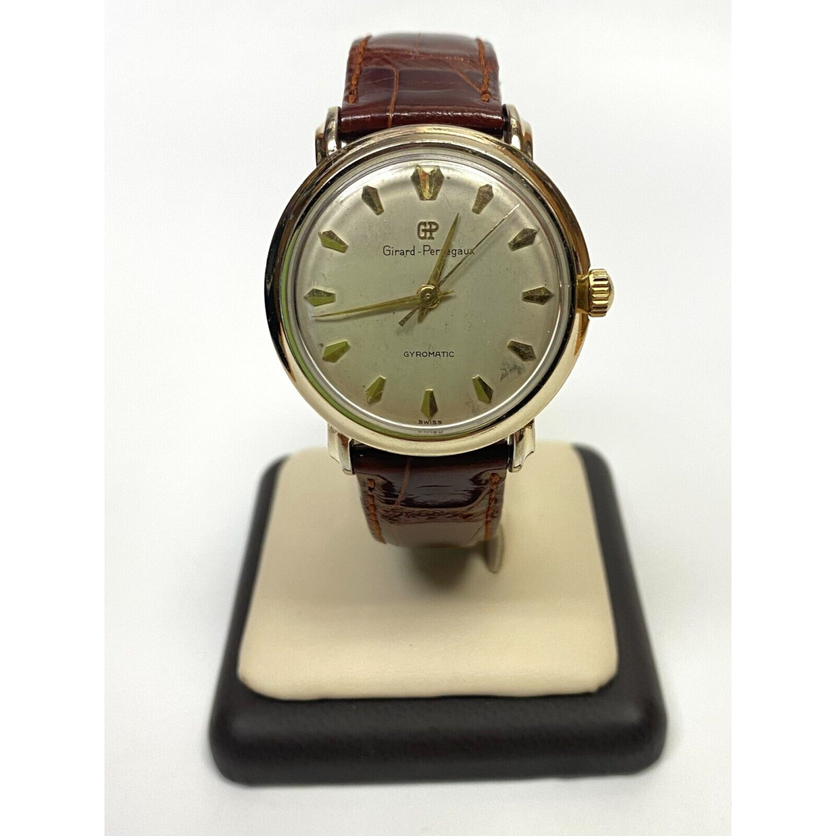 VINTAGE Girard-Perregaux Gyromatic Automatic 14K Gold Filled Wristwatch