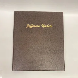 Dansco Album 7113 Jefferson Nickels 1938-1976 Coin Collectors, 158 coins