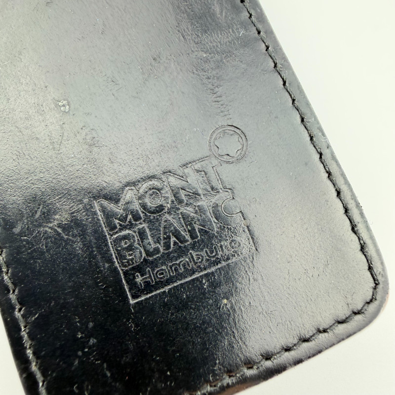MONTBLANC SIENA 2 Pen Pouch Black Full grain calfskin