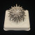 David Yurman Sterling Silver Large Starburst Ring With diamonds Size 7.75 David Yurman Sterling Silver Large Starburst Ring With diamonds Size 7.75