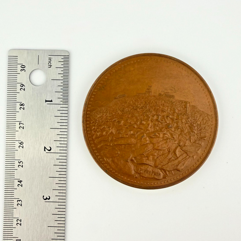 1905 Bronze G.A.R. Medal - 39th National Encampment, Pikes Peak Denver, Co.