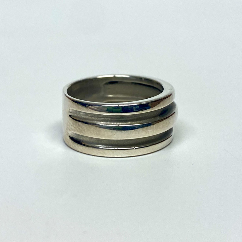Tiffany & Co Ring  1995 Atlas Groove Wide Band Ring Size 5