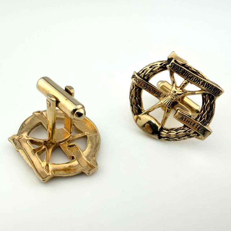 Vintage S. RAE HICKOK AWARD Professional Athlete Cufflinks By HICKOK USA