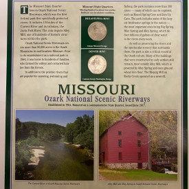2017 Coins + Stamps MISSOURI State Quarter Set Collection P + D