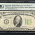 1934 $10 Federal Reserve Note Green Seal, Serial A36152983A Boston A, PMG 25 VF
