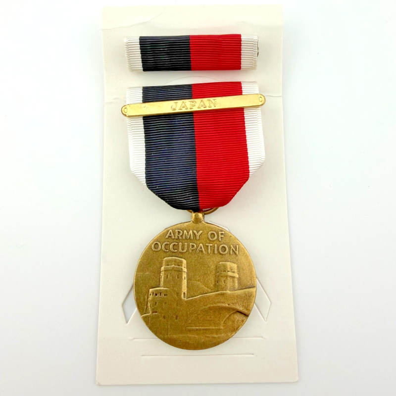 WWII US The ARMY Occupation Of JAPAN Medal with JAPAN bar, 1945 World War II BOX