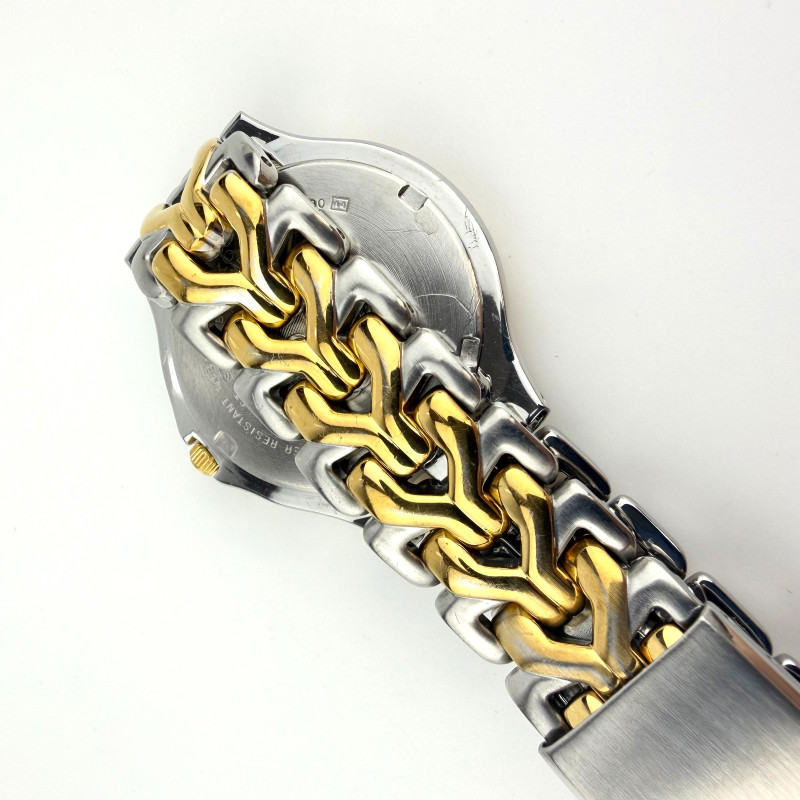 Seiko Two-Tone Sport 100 Men's Watch Two Tone Gold & Steel Date Quartz