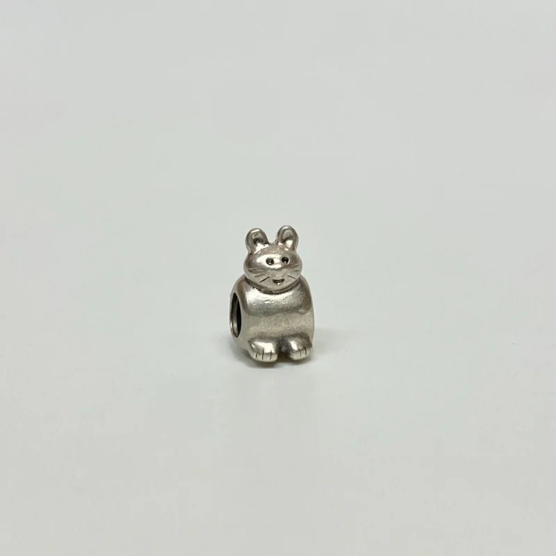 PANDORA Bunny Charm Bead Sterling Silver BUNNY PANDORA Bunny Charm Bead Sterling Silver BUNNY
