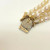 Jade 14k Clasp Five Strand Pearl Bracelet 7 Inch Jade 14k Clasp Five Strand Pearl Bracelet 7 Inch