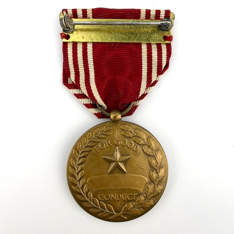 VINTAGE WWII WW2 US ARMY "FOR GOOD CONDUCT" EFFICIENCY, HONOR & FIDELITY MEDAL
