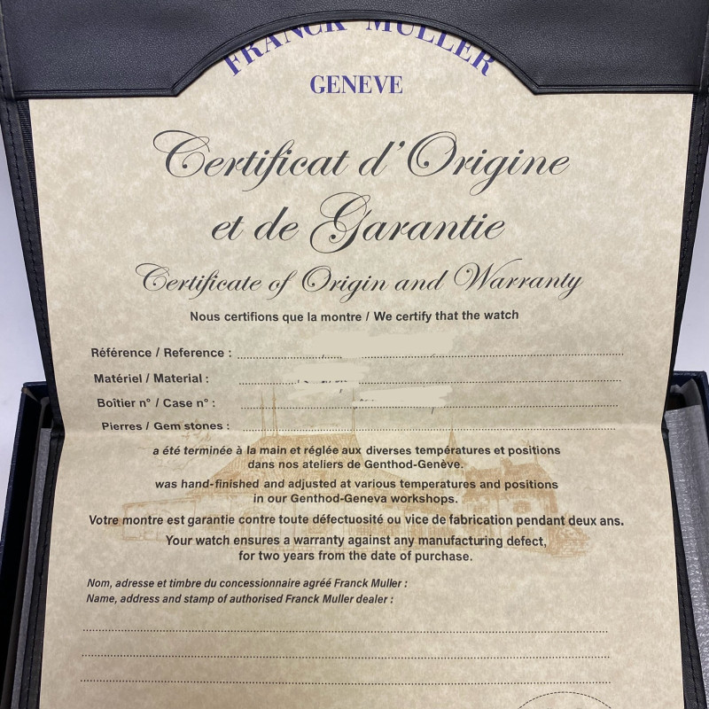 Franck Muller Round Imperial Tourbillion Watch 7008 T D CD Unworn