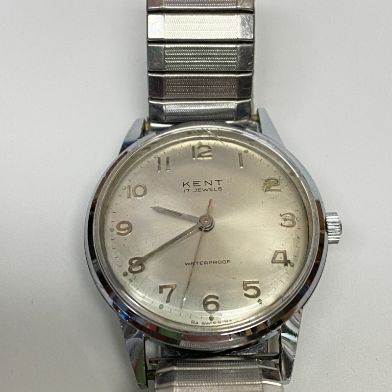 VINTAGE KENT 17JEWELS WATER PROOF SWISS WATCH 36mm VINTAGE KENT 17JEWELS WATER PROOF SWISS WATCH 36mm