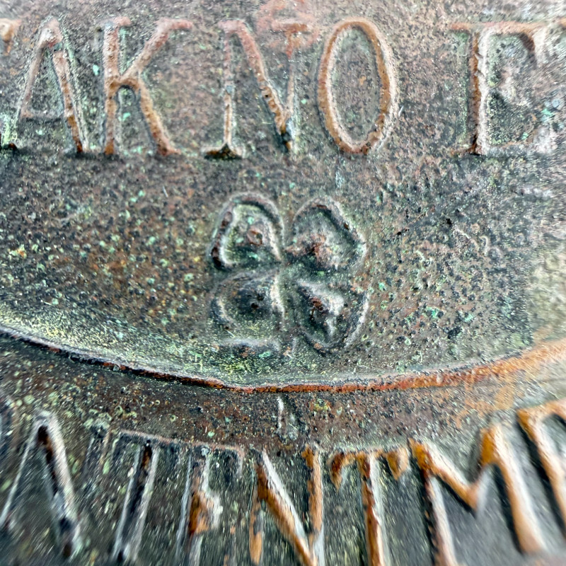 Large 2,9" Souvenir Penny of DETROIT - Three Monkey No Evil Reverse, Early 1900s