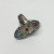 Vintage Sterling Silver Marcasite and Multi Color stones Ring Size 7.5