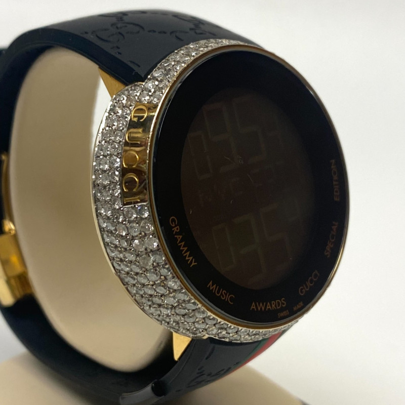 Grammy Music Awards Gucci Special Edition Diamond Digital Watch Grammy Music Awards Gucci Special Edition Diamond Digital Watch