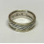 David Yurman Cable Ring, Sterling Silver with 14kt Yellow Sides, 8.5mm Size - 11 David Yurman Cable Ring, Sterling Silver with 14kt Yellow Sides, 8.5mm Size - 11