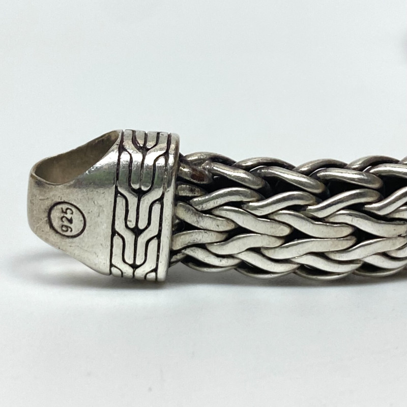 John Hardy Classic Chain Ring Clasp 11 mm, 8.25 in Sterling Silver 925 Bracelet John Hardy Classic Chain Ring Clasp 11 mm, 8.25 in Sterling Silver 925 Bracelet
