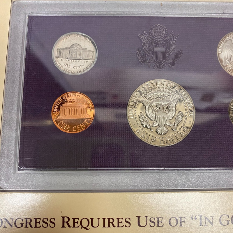 1987 San Francisco Mint Proof Set with Historic 1960 American Credo Stamp
