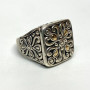 ANGELA BY JOHN HARDY STERLING SILVER 14K GOLD RING