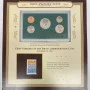 1998 US Mint Proof Set San Francisco Set Display Card W/Stamp Columbia’s Expo