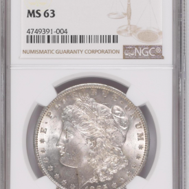 NGC MS 63 $1, 1885 O Morgan Dollar  #002