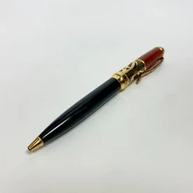 Philippe Amiel Gold Plated Ink Pen Unique Designer