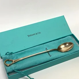 Tiffany & Co. Elsa Peretti 925 Sterling Silver Open Heart Silver Feeding Spoon