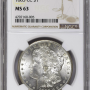 1883 CC $1 - Morgan Silver Dollar - NGC MS 63 